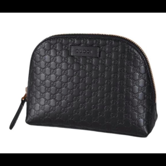 GUCCI Guccissima GG Cosmetic Case Black - Picture 1 of 1